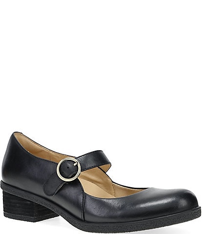 Dansko Deirdra Waterproof Leather Mary Jane Pumps
