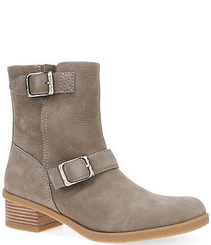 Dansko Delphine Waterproof Nubuck Suede Booties