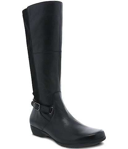 dillards womens black boots