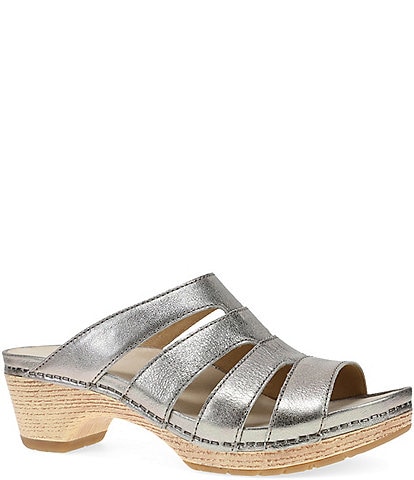 Dansko Lyndi Leather Slide Sandals