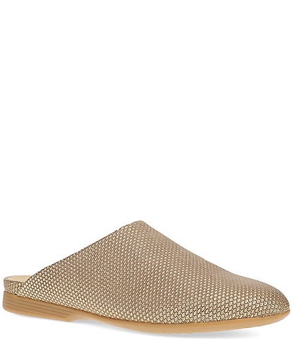 Dansko Lysa Metallic Leather Mules