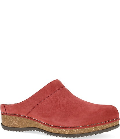 Dansko Mariella Nubuck Suede Clogs