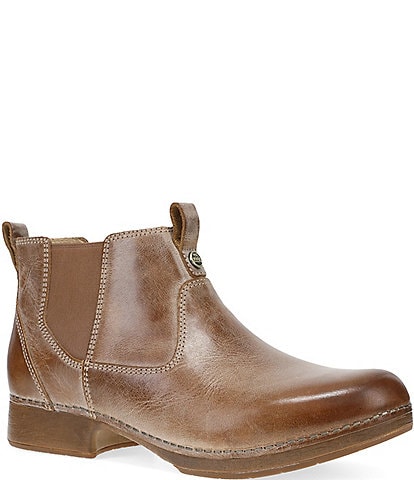 Dansko Michele Leather Chelsea Booties