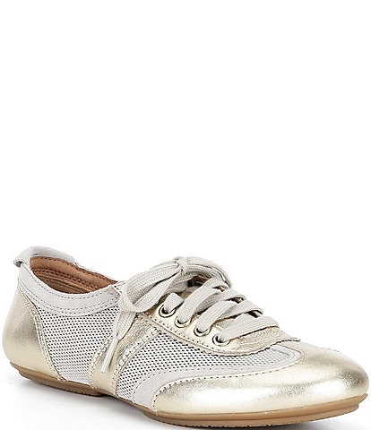 Dansko Milana Metallic Leather and Mesh Sneakers