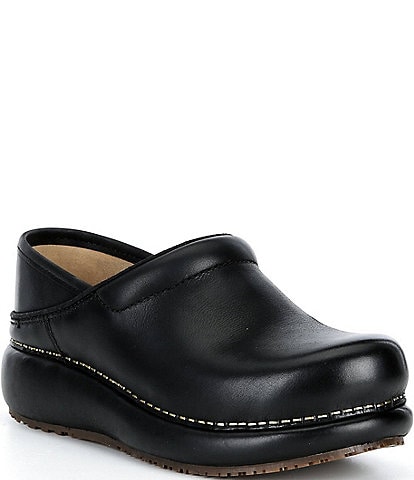 Dansko Platform Pro Leather Clogs