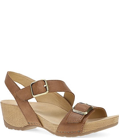 Dansko Trinity Nubuck Suede Wedge Sandals