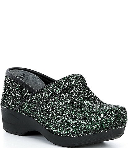 Dansko XP 2.0 Glitter Leather Clogs