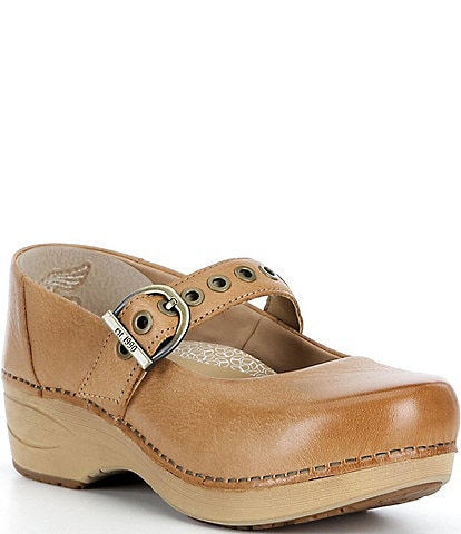 Dansko XP 2.0 Leather Mary Jane Clogs