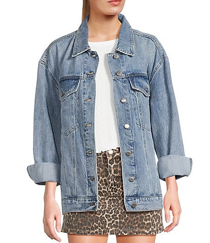 Daze Beau Boyfriend Oversized Denim Jacket