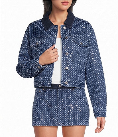 Daze Del Mar Sequin Coordinating Jacket