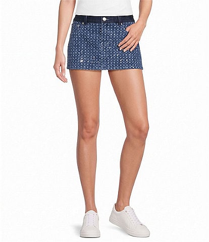 Daze Fever Sequin Coordinating Mini Skirt