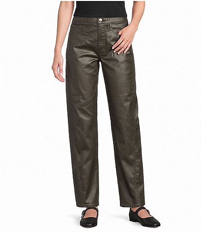Daze Westward Coated Barrel Jeans