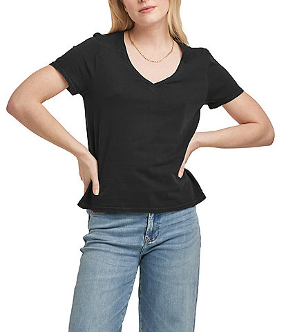 Dear John Madelyn V-Neck Short Sleeve Slim Fitting T-shirt