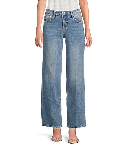Dear John Taylor Stretch Denim Straight Leg Jeans