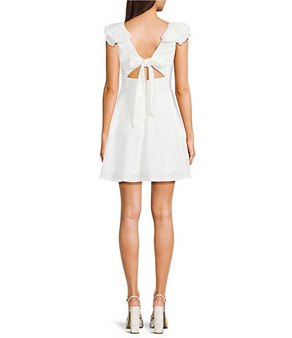 dillards white graduation dress ZAPAKASA Women Sheath Tulle White Graduation Dress with Ruffles Off the  Shoulder Ruched Long Engagement Dress main image 0