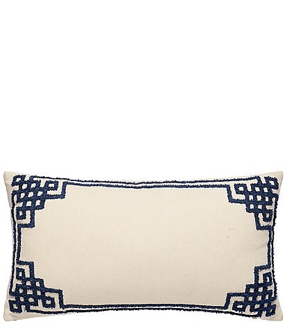 Dee Ocleppo Geo Embroidered Breakfast Decorative Pillow