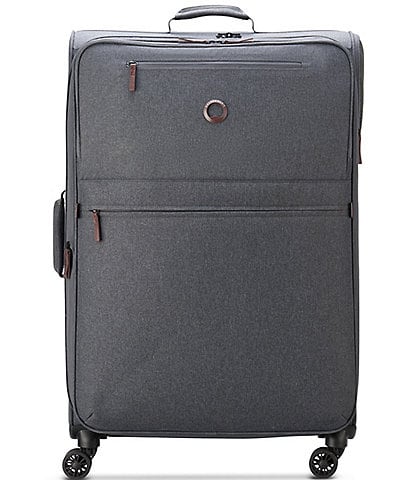 Delsey Paris Maubert 2.0 Large Checked Expandable 28#double; Spinner Suitcase