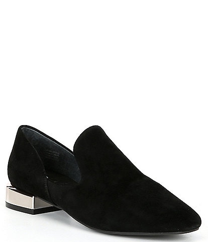 Deltan Catalina Suede Slip-On Loafers