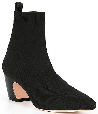 Deltan Dani Stretch Knit Point Toe Booties
