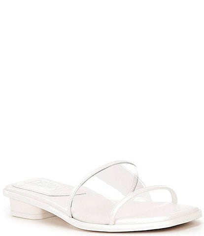 Deltan Emmett Vinyl Flat Slide Sandals