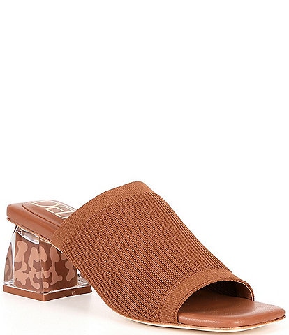 Deltan Frankie Flyknit Molded Block Heel Sandals