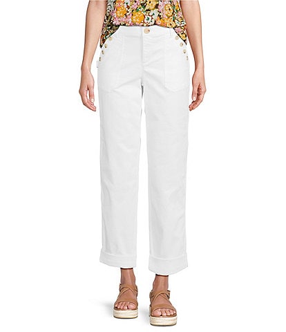 Democracy "Ab"solution® High Rise Roll Cuff Utility Pants