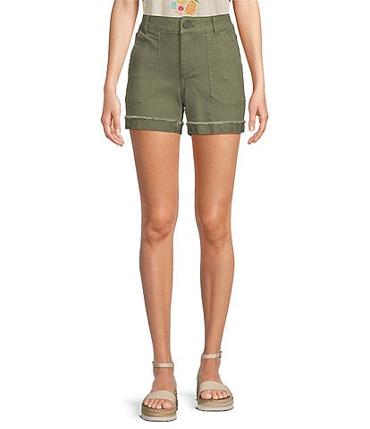 Democracy "Ab"solution High Rise Rolled Cuff Shorts