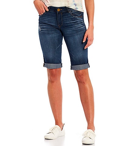 Democracy #double;Ab#double;solution® Rolled Cuff Hem Slimming Panel Bermuda Shorts
