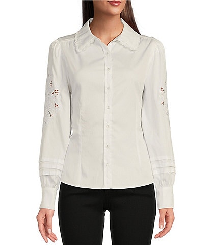 Dillards dressy hotsell white blouses