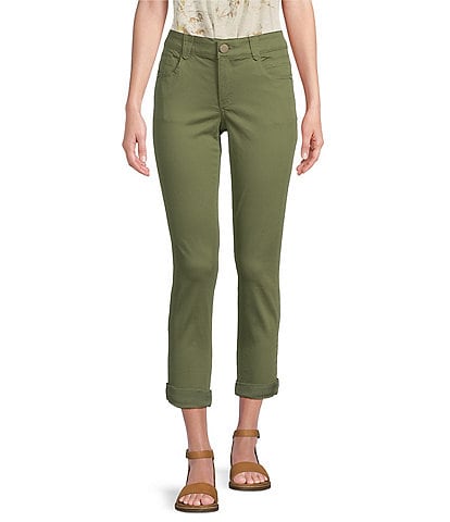 Democracy Petite Size #double;Ab#double;solution Straight Leg Cropped Skimmer Jeans