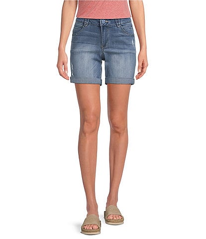 Democracy Petite Size #double;Ab#double;solution Cuffed Shorts