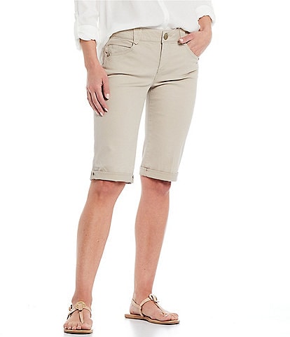Democracy Petite Size "Ab"solution® Mid-Rise Cuffed Bermuda Shorts