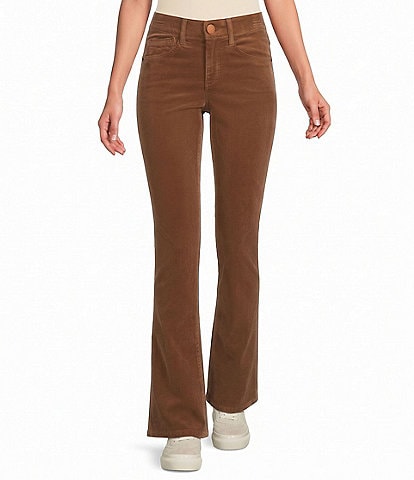 Democracy Petite Size Corduroy #double;Ab#double;solution® High Rise Itty Bitty Boot Cut Pants