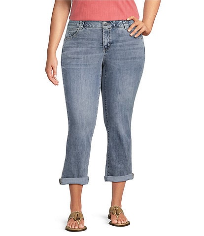 Democracy Plus Size  "Ab"solution® Ankle Skimmer Jeans