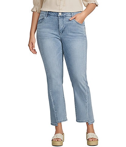 Democracy Plus Size #double;Ab#double;solution® Skyrise Step Hem Wide Leg Jeans