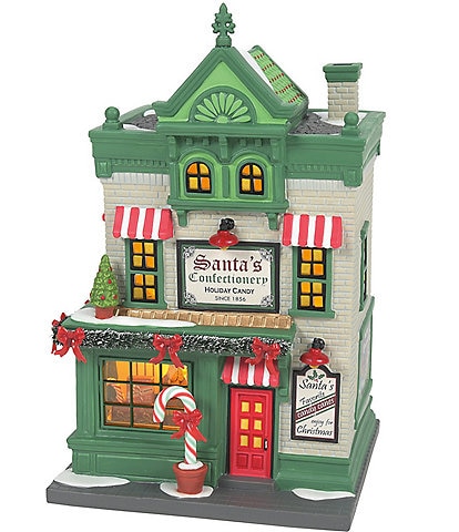 Department 56 Christmas in the City Santa's Corner Confectionery Lit Building