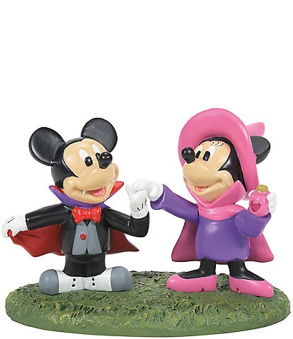 Department 56 Disney Village Halloween Accessories Mickey and Minnie Mouse Costume Fun Figurine