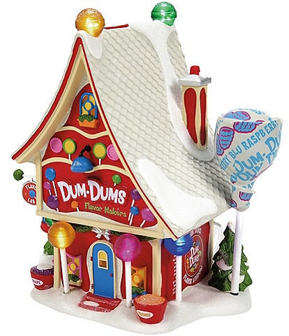 Department 56 North Pole Series Collection Dum-Dums Flavor Makers Lit Building