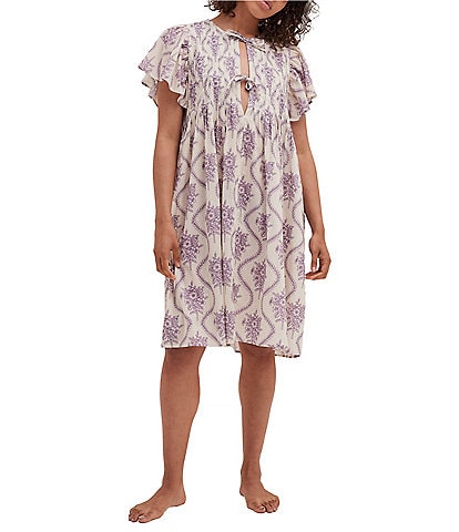 Purple Patio Dresses Caftans Dillard s