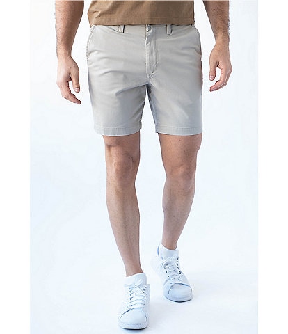Devil-Dog Dungarees Performance Stretch 7#double; Inseam Chino Shorts