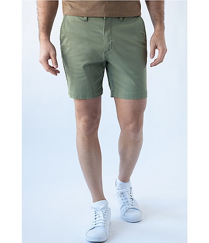 Devil-Dog Dungarees Performance Stretch 7#double; Inseam Chino Shorts