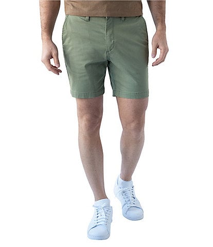 Devil-Dog Dungarees Performance Stretch 7#double; Inseam Chino Shorts