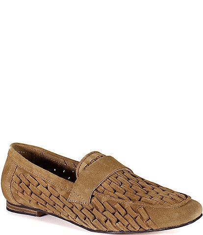 Diba True Age Less Woven Suede Loafers