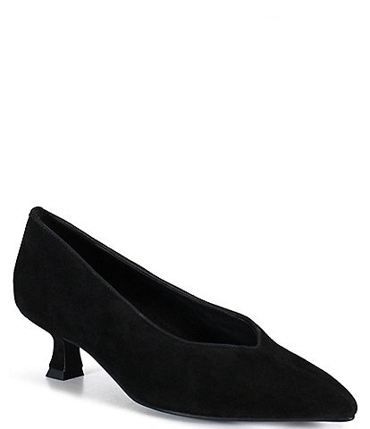 Diba True Clap Ton Suede Kitten Heel Pumps