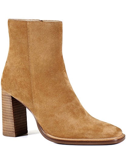 Diba True Key Switch Suede Block Heel Booties