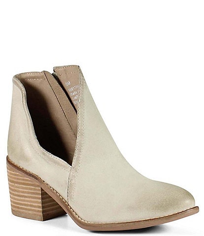 Diba True Ma Sheena Leather Cut Out Western Ankle Booties