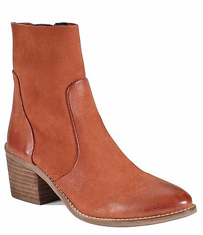 Diba True Majes Tic Leather Western Booties