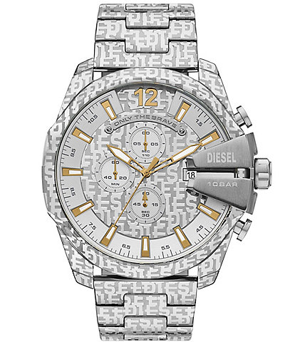 Diesel Men's Mega Chief Chronograph Stainless Steel Bracelet Watch