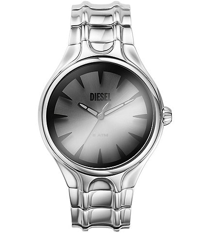 Diesel Men's Streamline Three-Hand Stainless Steel Bracelet Watch