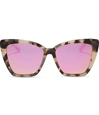 DIFF Eyewear Becky II Tortoise Polarized Cat Eye Sunglasses